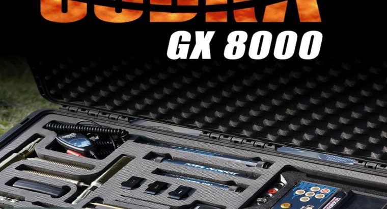 NEW METAL DETECTOR 2020 – COBRA GX 8000